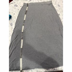 Sonoma Lifestyle Women's XL Gray Maxi Skirt Elastic Waist Casual